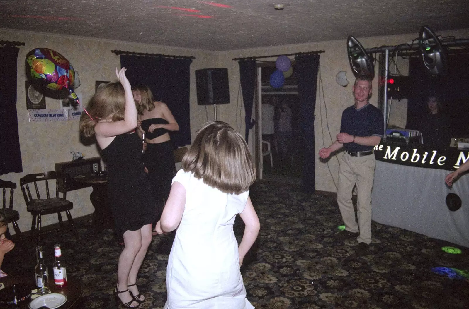 Mikey P's dancing by himself, from Lorraine's 21st Birthday, The Swan, Suffolk - 10th June 2000