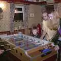 There's table football in the family room, Lorraine's 21st Birthday, The Swan, Suffolk - 10th June 2000