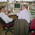 Dan again, A Last Few Days at CISU, Suffolk County Council, Ipswich - 11th June 2000