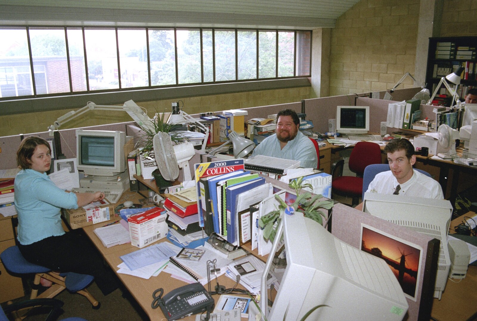 A Last Few Days at CISU, Suffolk County Council, Ipswich - 11th June 2000: Bob and the gang