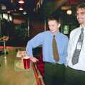A Last Few Days at CISU, Suffolk County Council, Ipswich - 11th June 2000, Andrew and Dan at the Social Club bar