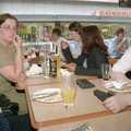 Natalja and Fenton, Nosher's Last Day at CISU/SCC, Suffolk County Council, Ipswich - 22nd June 2000