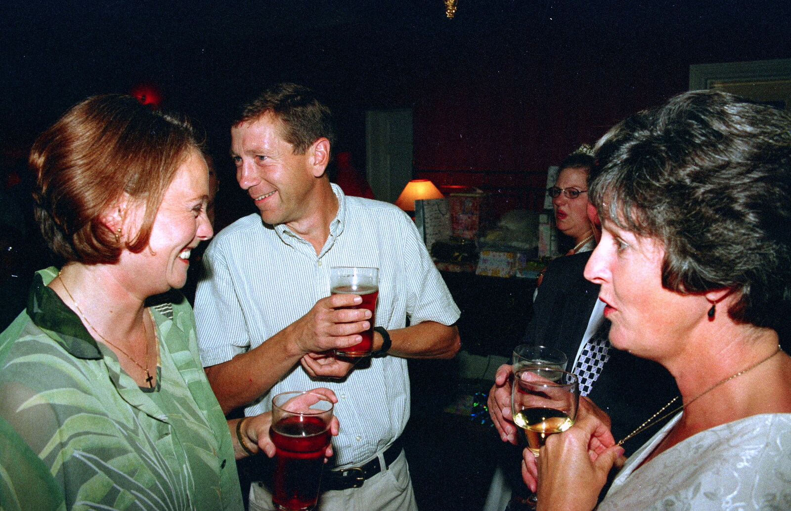 Pippa, Apple and Jill from Helen and Neil's Wedding, The Oaksmere, Brome, Suffolk - 4th August 2000
