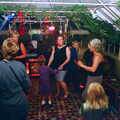 Sally does some dancing, Helen and Neil's Wedding, The Oaksmere, Brome, Suffolk - 4th August 2000