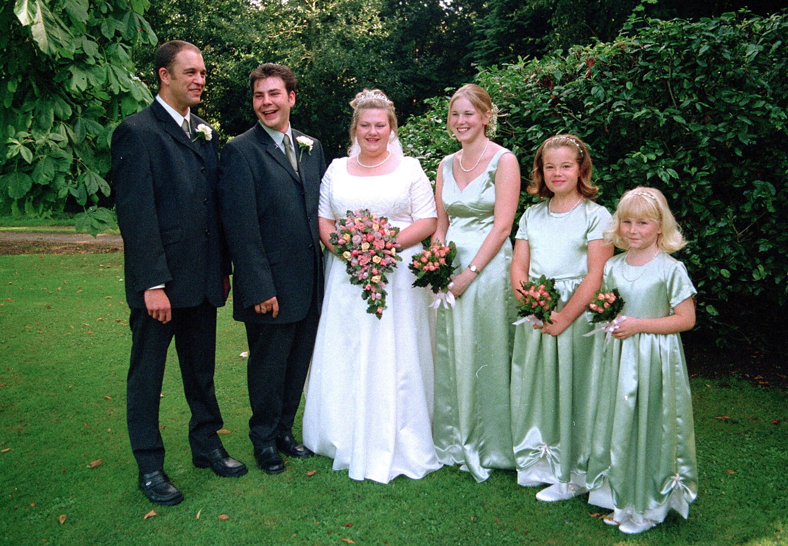 Wedding photo time from Helen and Neil's Wedding, The Oaksmere, Brome, Suffolk - 4th August 2000