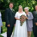 John Willy grabs his crotch, Helen and Neil's Wedding, The Oaksmere, Brome, Suffolk - 4th August 2000