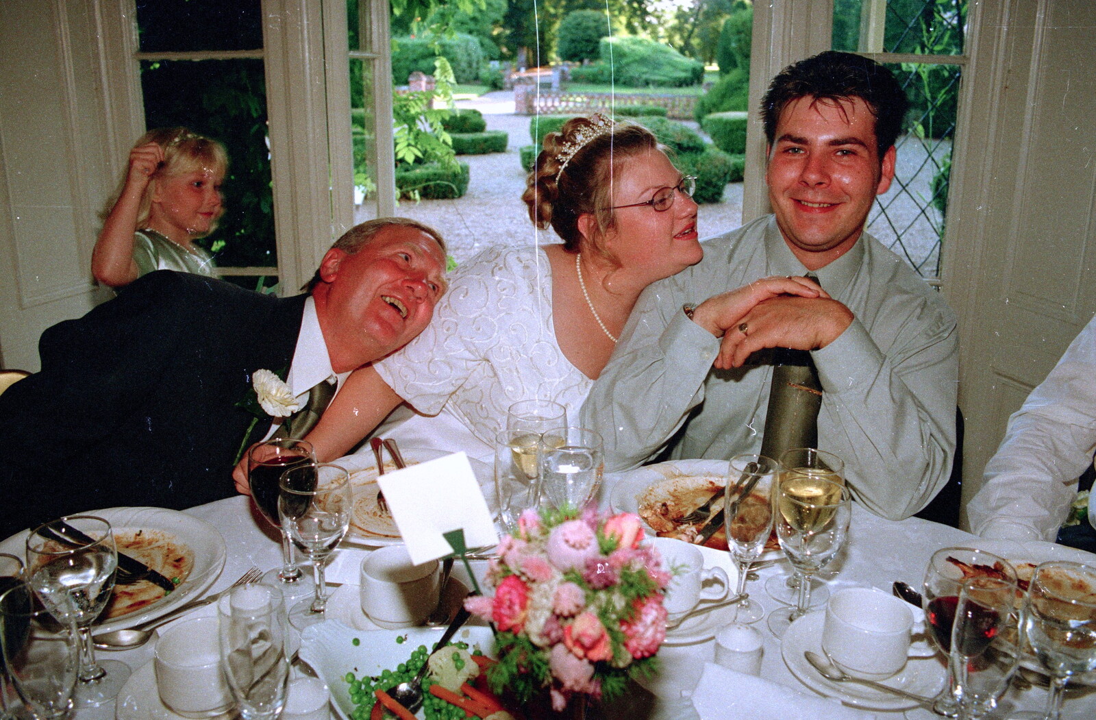 John Willy messes around from Helen and Neil's Wedding, The Oaksmere, Brome, Suffolk - 4th August 2000
