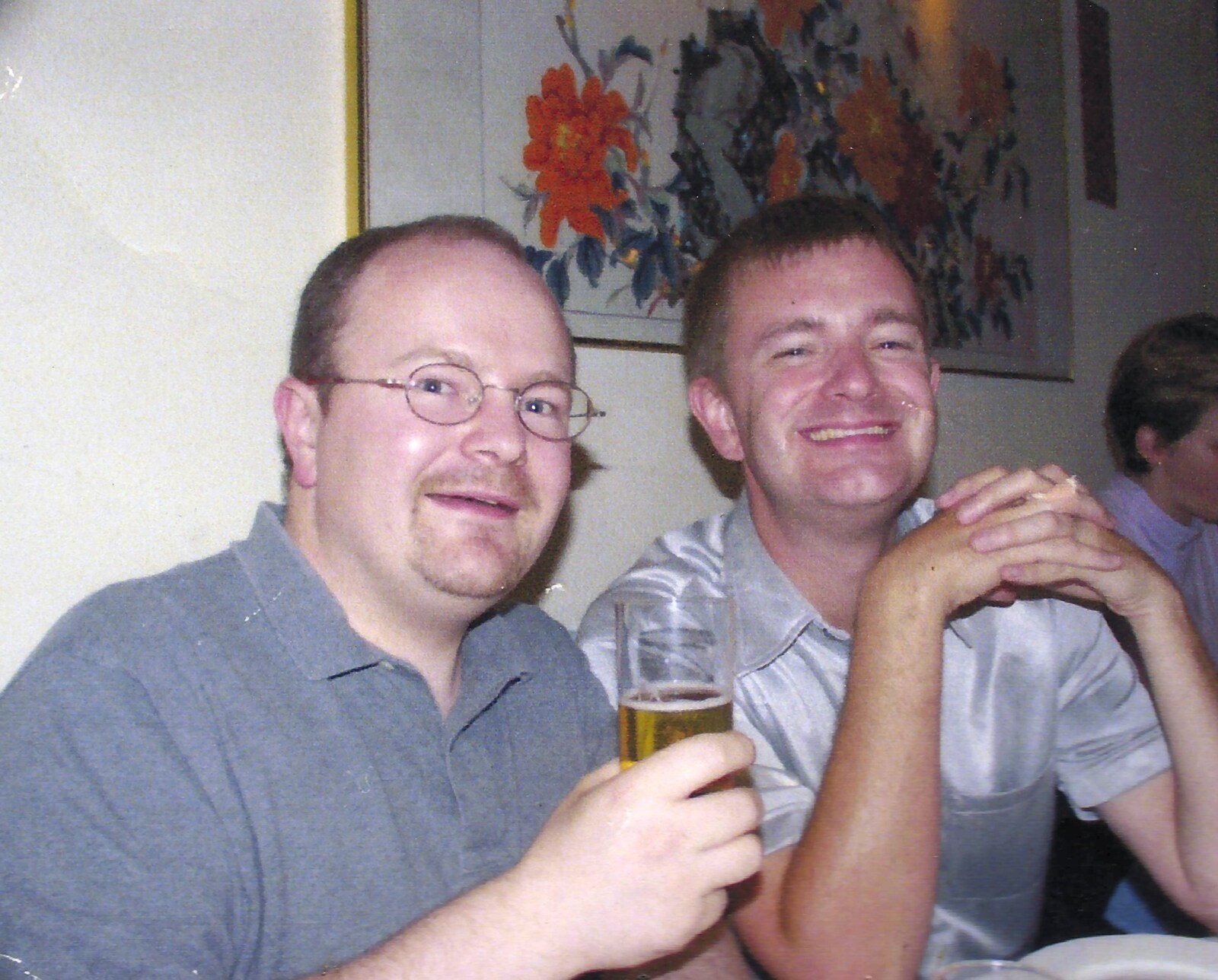 Hamish and Nosher from Sean's Stag Do, Bournemouth, Dorset - 5th August 2000