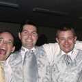 Phil, Sean and Nosher, Sean and Michelle's Wedding, Bashley FC, New Milton - 12th August 2000