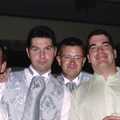 Phil, Sean, Nosher and Jon, Sean and Michelle's Wedding, Bashley FC, New Milton - 12th August 2000