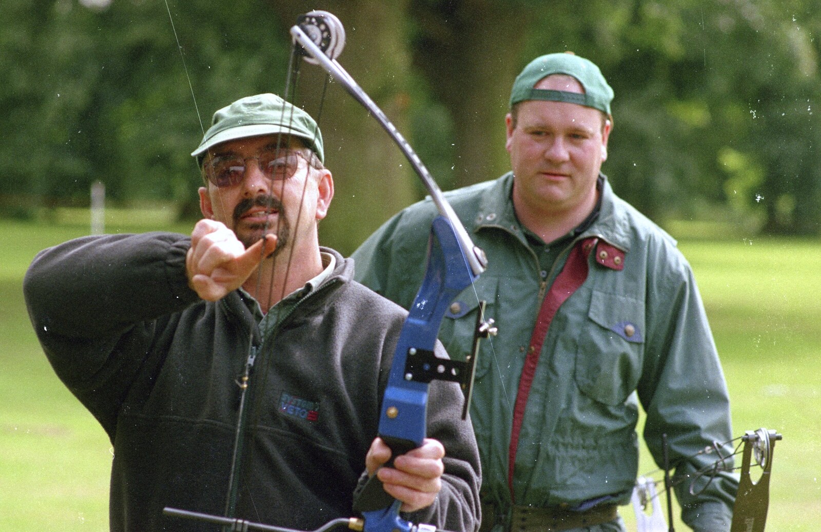 The archery instructors show us some stuff from Kai's 2nd and a Bit of Archery, Hampshire and Suffolk - 13th August 2000
