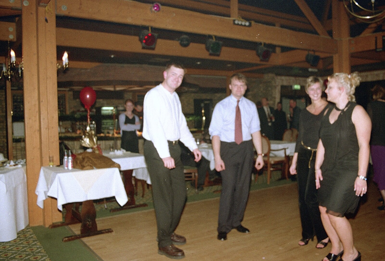 A blurry Nosher from Paula's 3G Lab Wedding Reception, Huntingdon, Cambridgeshire - 4th September 2000