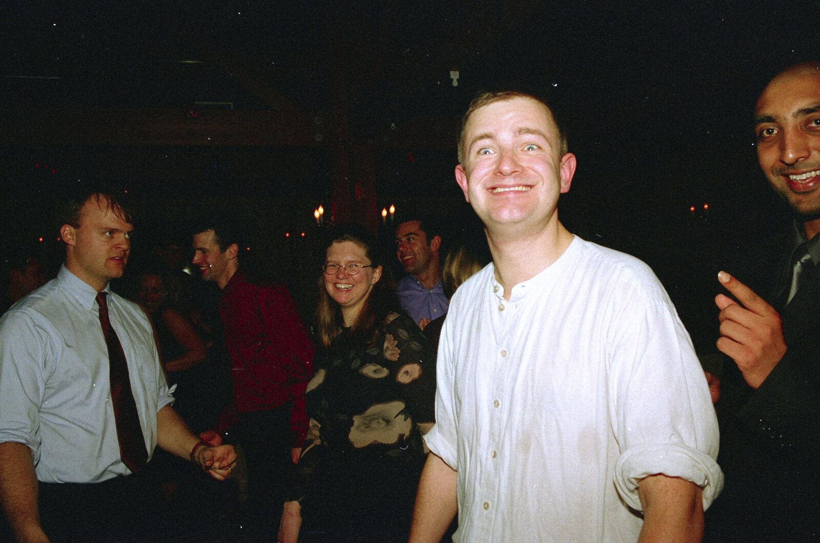 Nosher grins from Paula's 3G Lab Wedding Reception, Huntingdon, Cambridgeshire - 4th September 2000