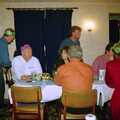 Wavy roams about, The BSCC Christmas Dinner, The Swan Inn, Brome, Suffolk - 8th December 2000
