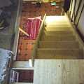 A view down the new staircase, 3G Lab, and Building a Staircase, Brome, Suffolk - 11th February 2001