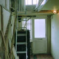 There's not much between downstairs and up, Building a Staircase, Brome, Suffolk - 11th February 2001