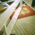 The new stairs are constructed in the lounge, Building a Staircase, Brome, Suffolk - 11th February 2001