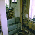 A spare kitchen door is bricked up, Building a Staircase, Brome, Suffolk - 11th February 2001