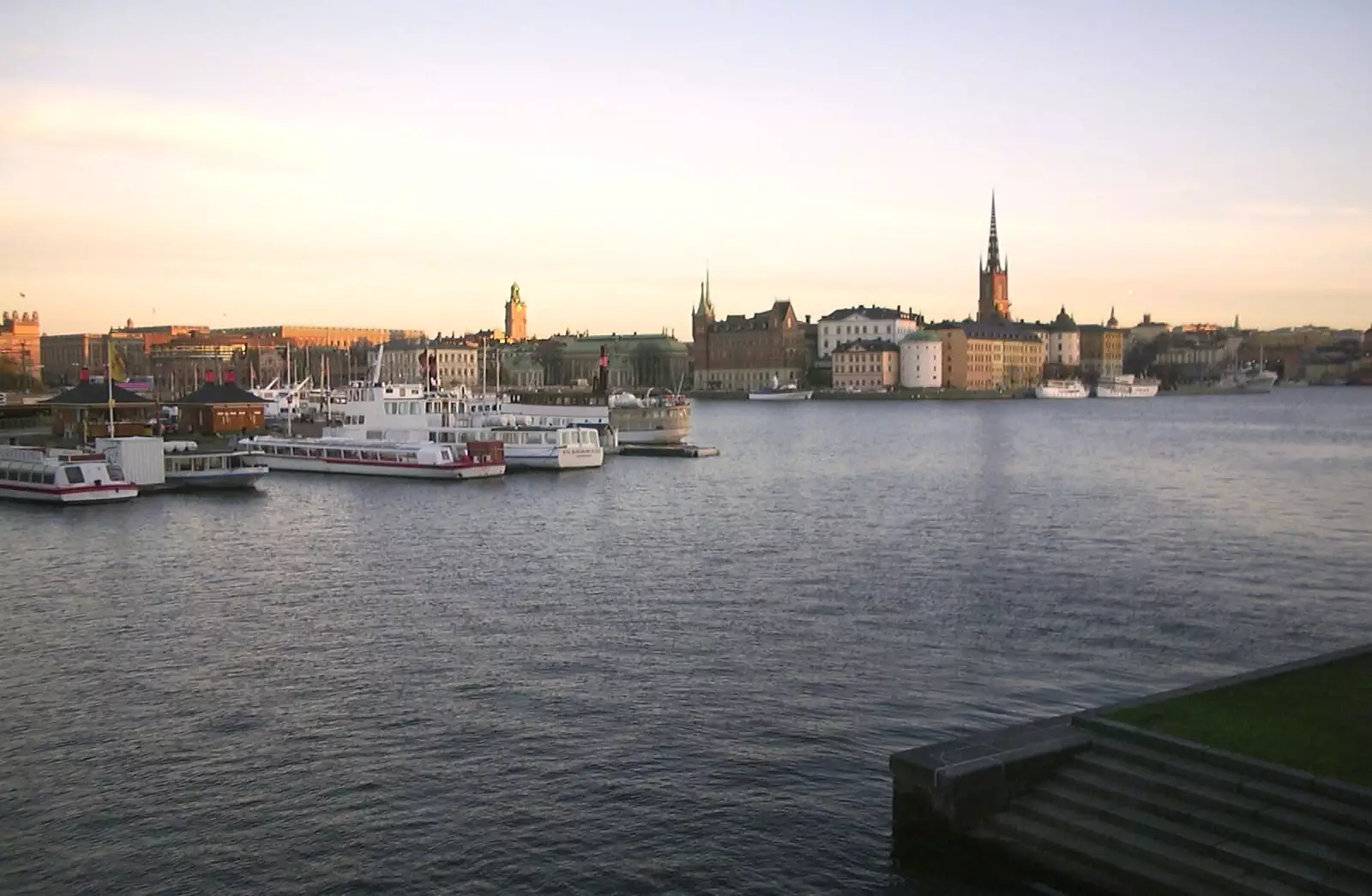 A Stockholm river scene, from A 3G Lab Press Tour of Helsinki and Stockholm, Finland and Sweden - 12th March 2001