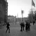 Outside the Stadshuset, A 3G Lab Press Tour of Helsinki and Stockholm, Finland and Sweden - 12th March 2001