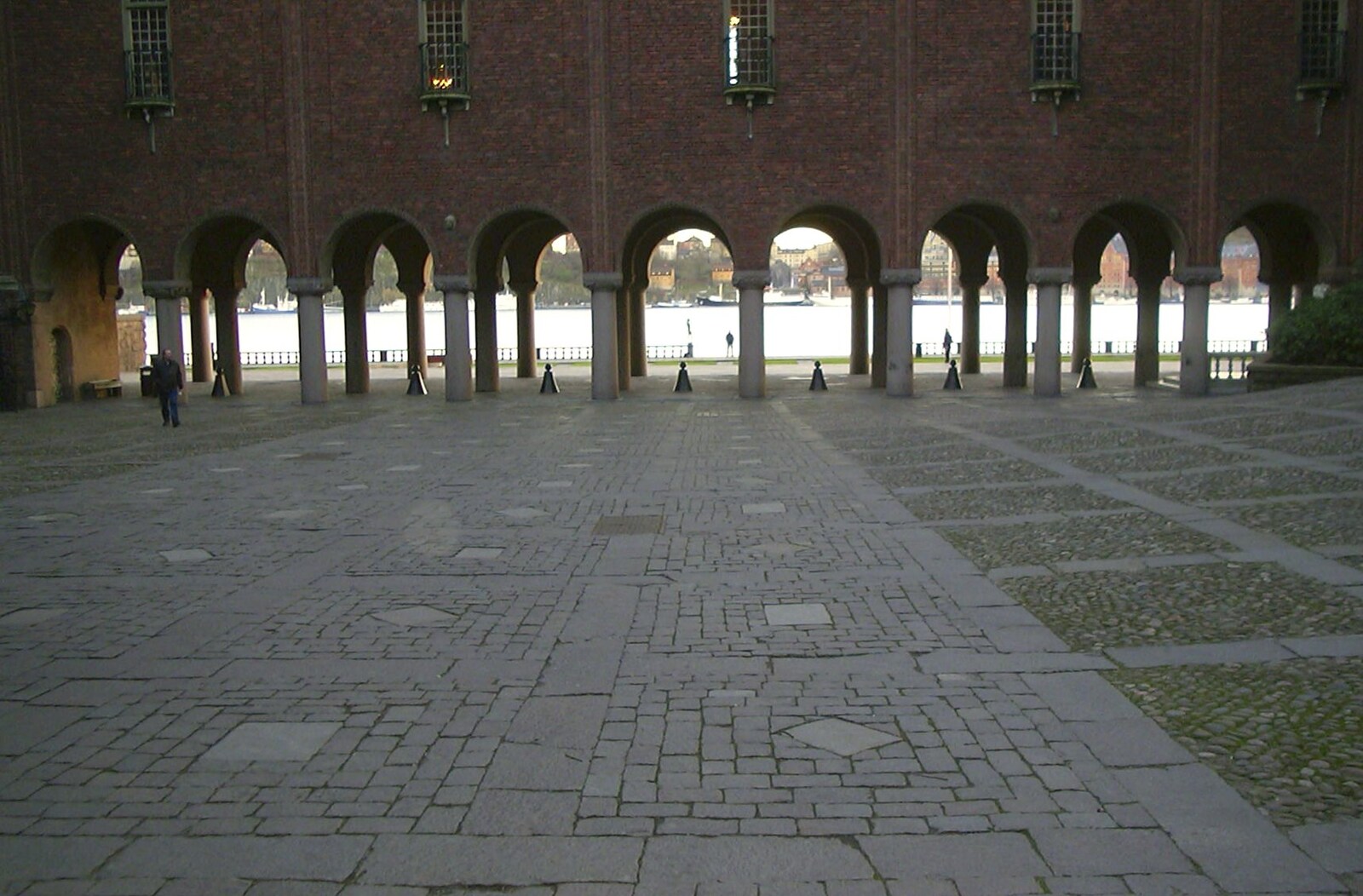 Cobbled piazza from A 3G Lab Press Tour of Helsinki and Stockholm, Finland and Sweden - 12th March 2001