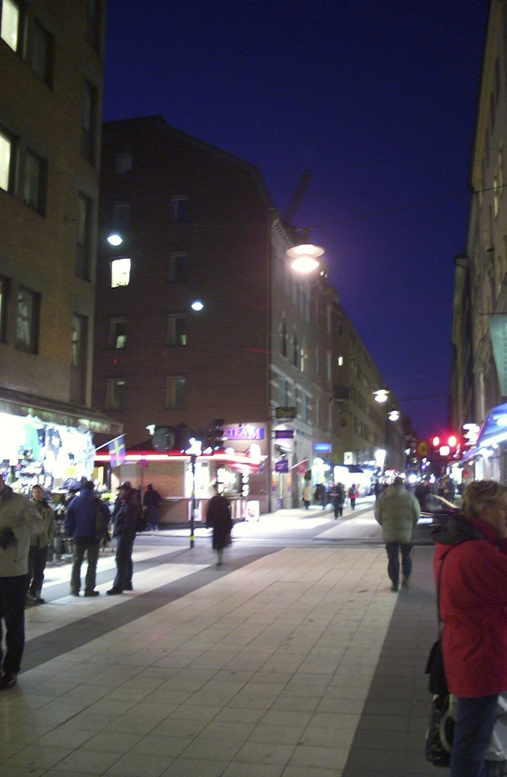 The main street through Stockholm city centre from A 3G Lab Press Tour of Helsinki and Stockholm, Finland and Sweden - 12th March 2001