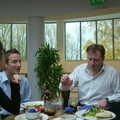 Lunch in the Q-Ton on the Science Park, The 3G Lab Press Tour: Munich, Germany - 14th March 2001