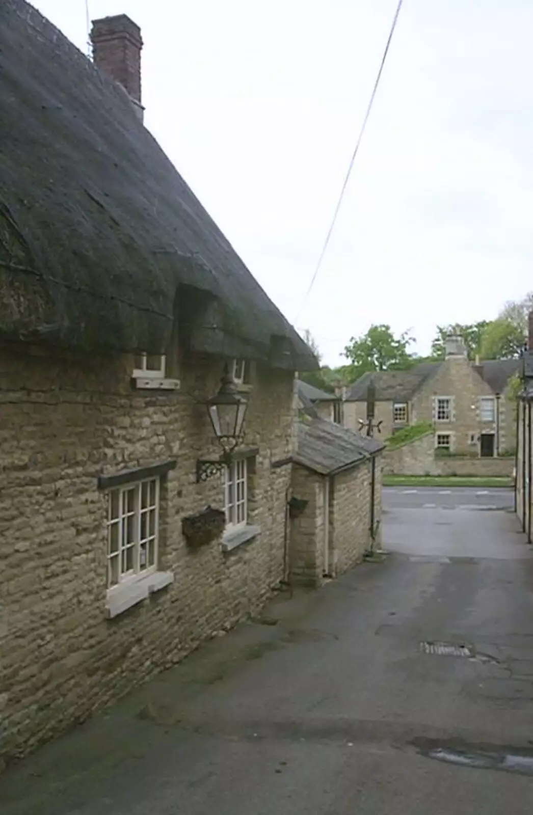 A nice thatched cottage somewhere, from The BSCC Annual Bike Ride, Marquess of Exeter, Oakham, Rutland - 12th May 2001