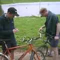 Apple and Paul, The BSCC Annual Bike Ride, Marquess of Exeter, Oakham, Rutland - 12th May 2001