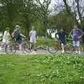 Group photo near the marina, The BSCC Annual Bike Ride, Marquess of Exeter, Oakham, Rutland - 12th May 2001