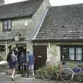 Heading into another pub, The BSCC Annual Bike Ride, Marquess of Exeter, Oakham, Rutland - 12th May 2001