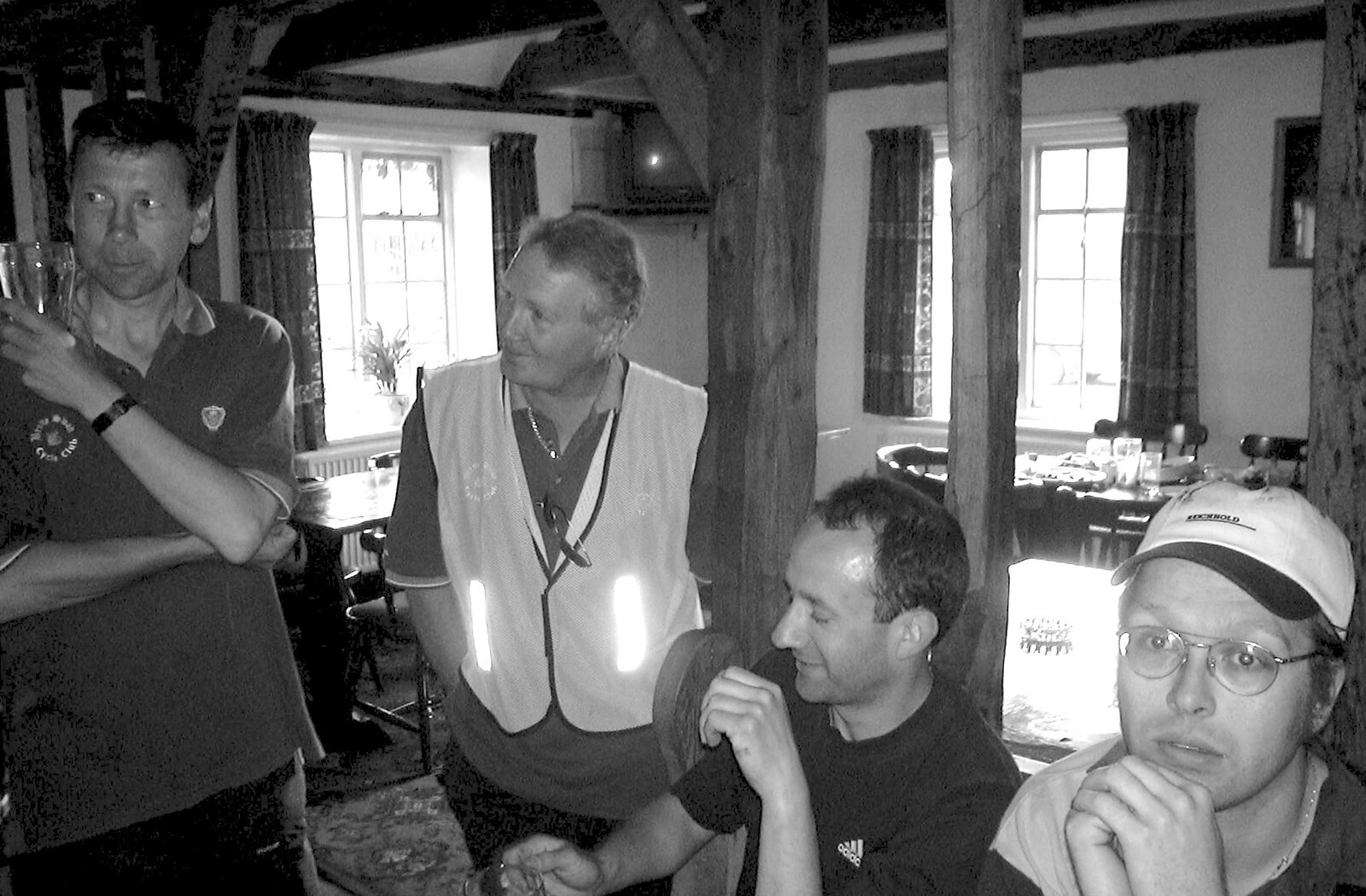 The BSCC in a pub somewhere from The BSCC Annual Bike Ride, Marquess of Exeter, Oakham, Rutland - 12th May 2001
