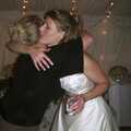 Michelle gives Genaya a hug, Genaya's Wedding Reception, near Badwell Ash, Suffolk - 20th May 2001