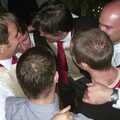 There's some sort of male bonding going on, Genaya's Wedding Reception, near Badwell Ash, Suffolk - 20th May 2001
