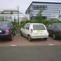 Gerard's quality parking at Matrix House, A BSCC Barbeque and Bill's 3G Lab Party, Papworth Everard, Cambridgeshire - 1st June 2001