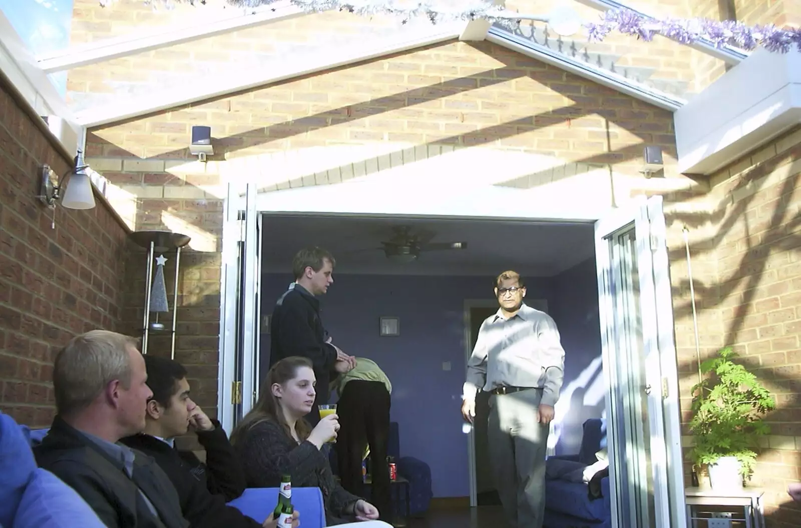 Bill roams around, from A BSCC Barbeque and Bill's 3G Lab Party, Papworth Everard, Cambridgeshire - 1st June 2001