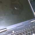 Someone's trashed their laptop, A BSCC Barbeque and Bill's 3G Lab Party, Papworth Everard, Cambridgeshire - 1st June 2001