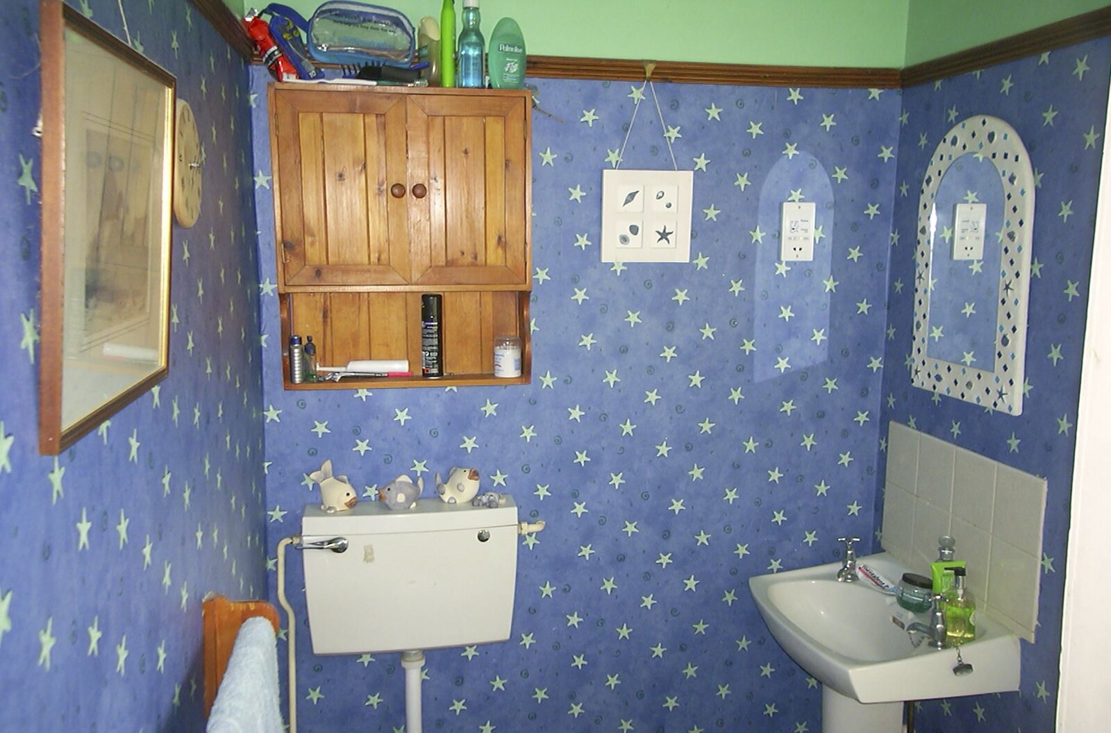 The bathroom is all full of stars from June Randomness, Brome, Suffolk - 15th June 2001