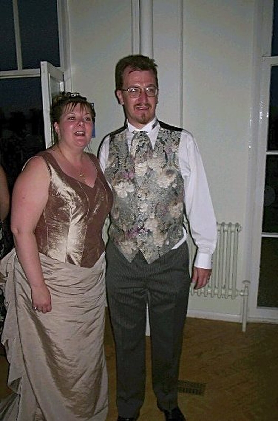 Lisa and Phil from Phil and Lisa's Wedding, Woolverston Hall, Ipswich, Suffolk - 1st July 2001