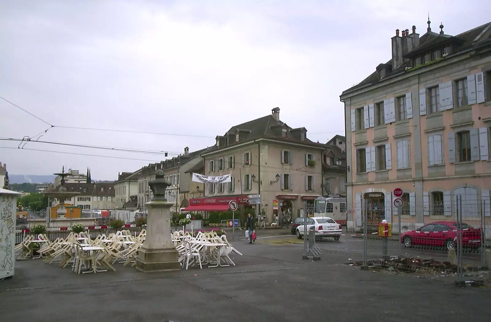 Downtown Carouge, near Geneva, from Elisa and Luigi's Wedding, Carouge, Geneva, Switzerland - 20th July 2001