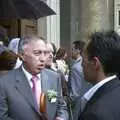 Uncle Bruno chats to someone, Elisa and Luigi's Wedding, Carouge, Geneva, Switzerland - 20th July 2001