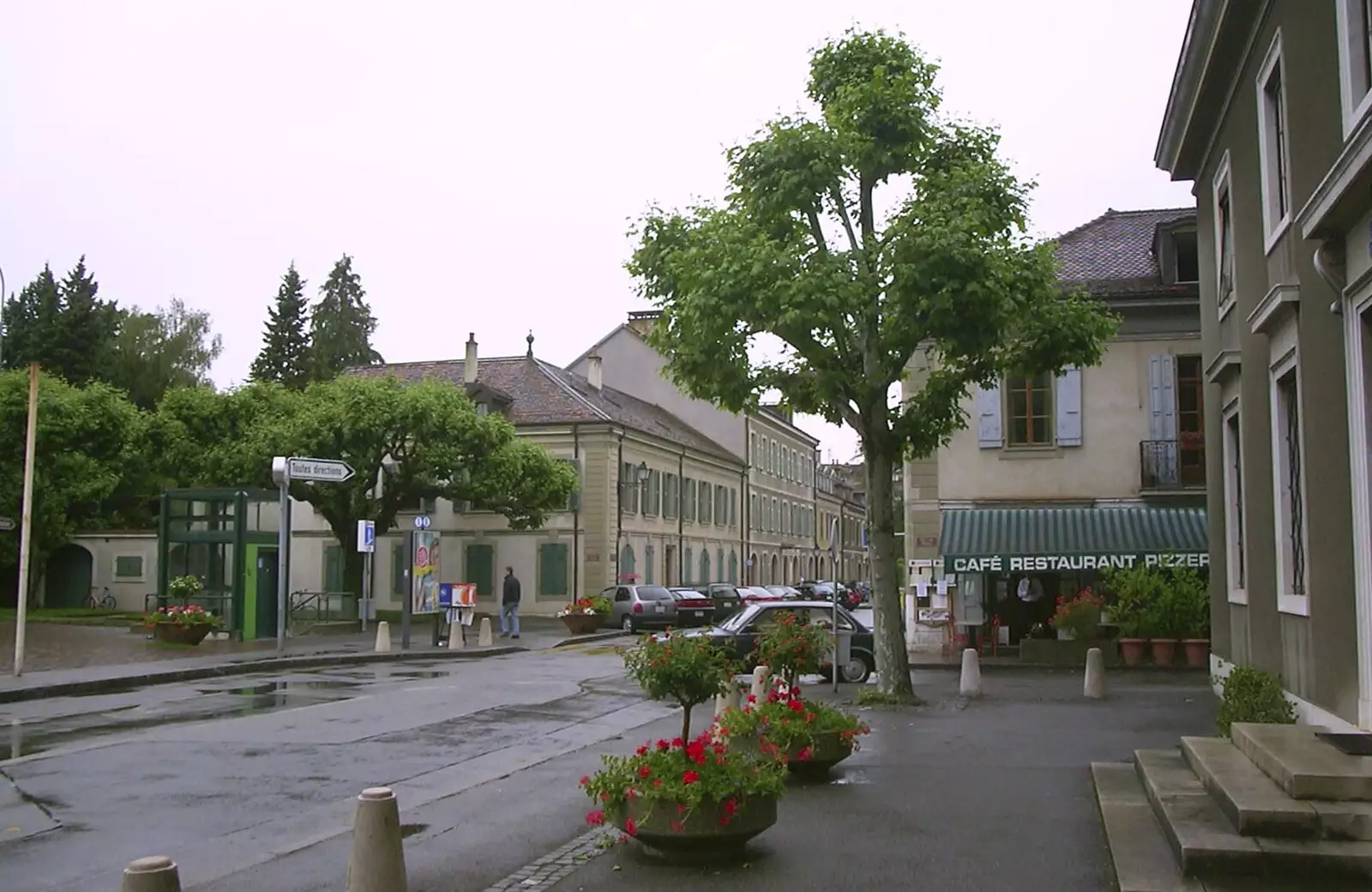 Another street scene, from Elisa and Luigi's Wedding, Carouge, Geneva, Switzerland - 20th July 2001