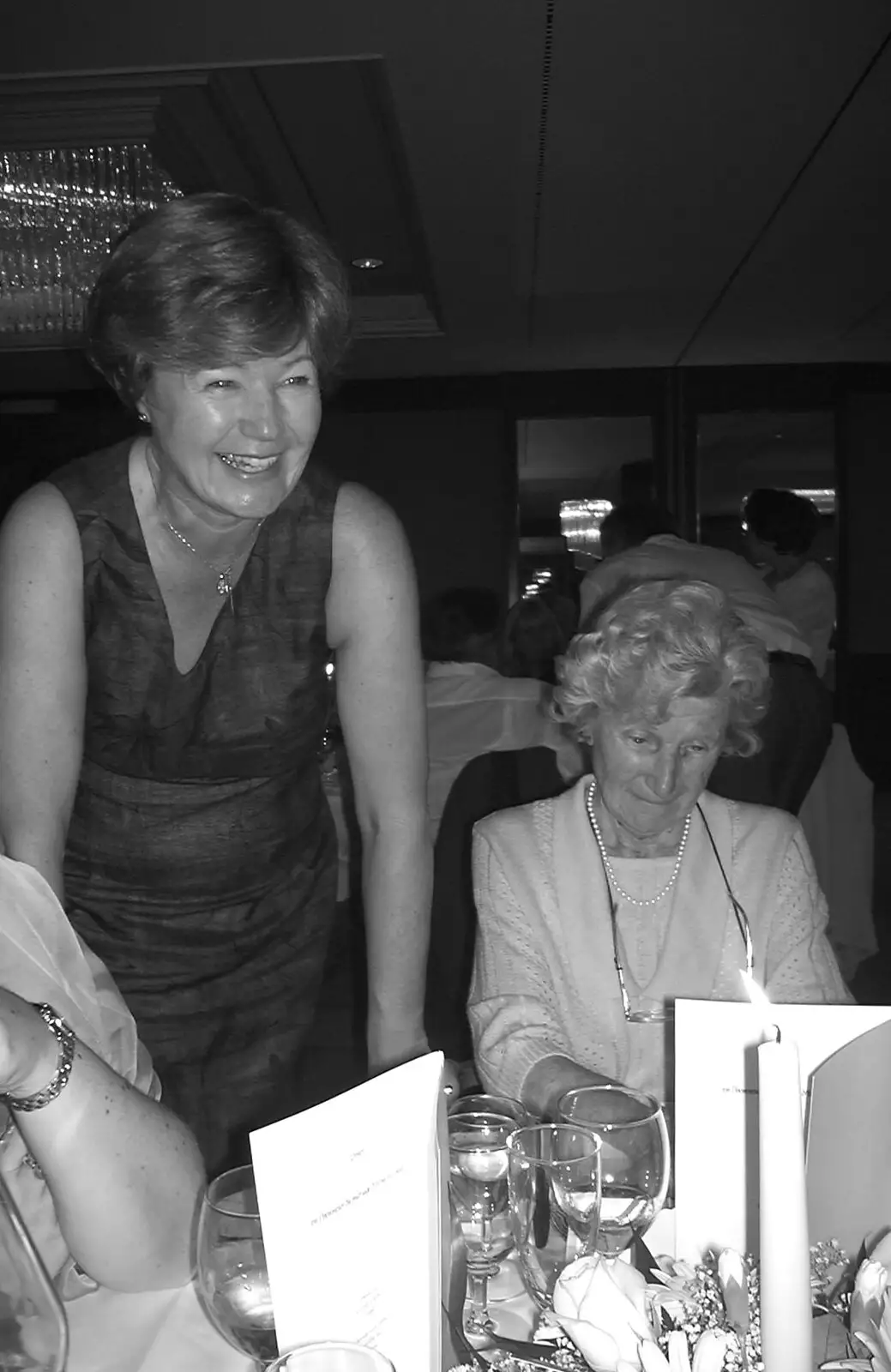 Judith and Grandmother, from Elisa and Luigi's Wedding, Carouge, Geneva, Switzerland - 20th July 2001