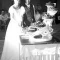 The epic cake is cut, Elisa and Luigi's Wedding, Carouge, Geneva, Switzerland - 20th July 2001