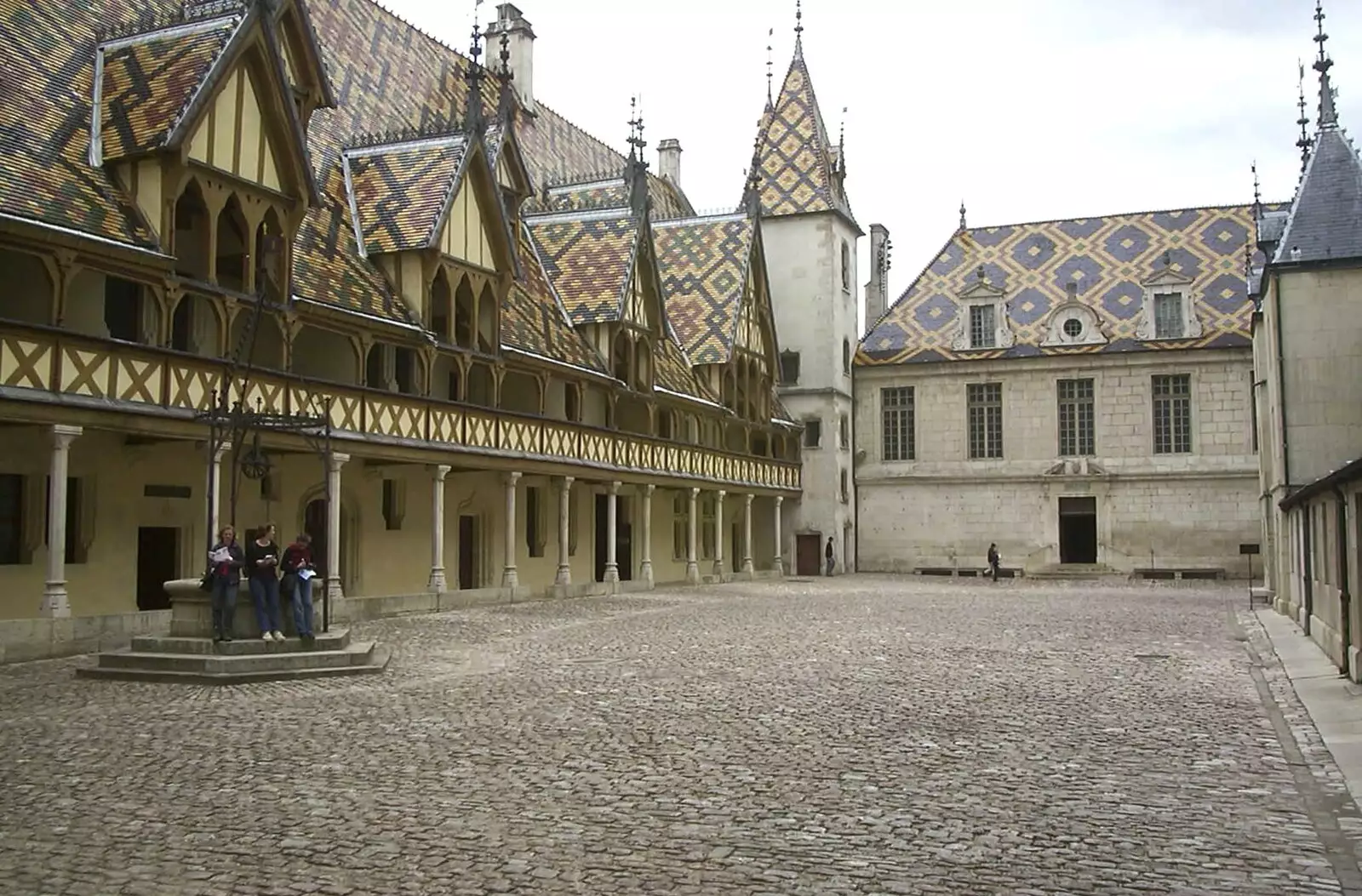 The cobbles of the Hospices de Beaune, from A Short Holiday in Chivres, Burgundy, France - 21st July 2001