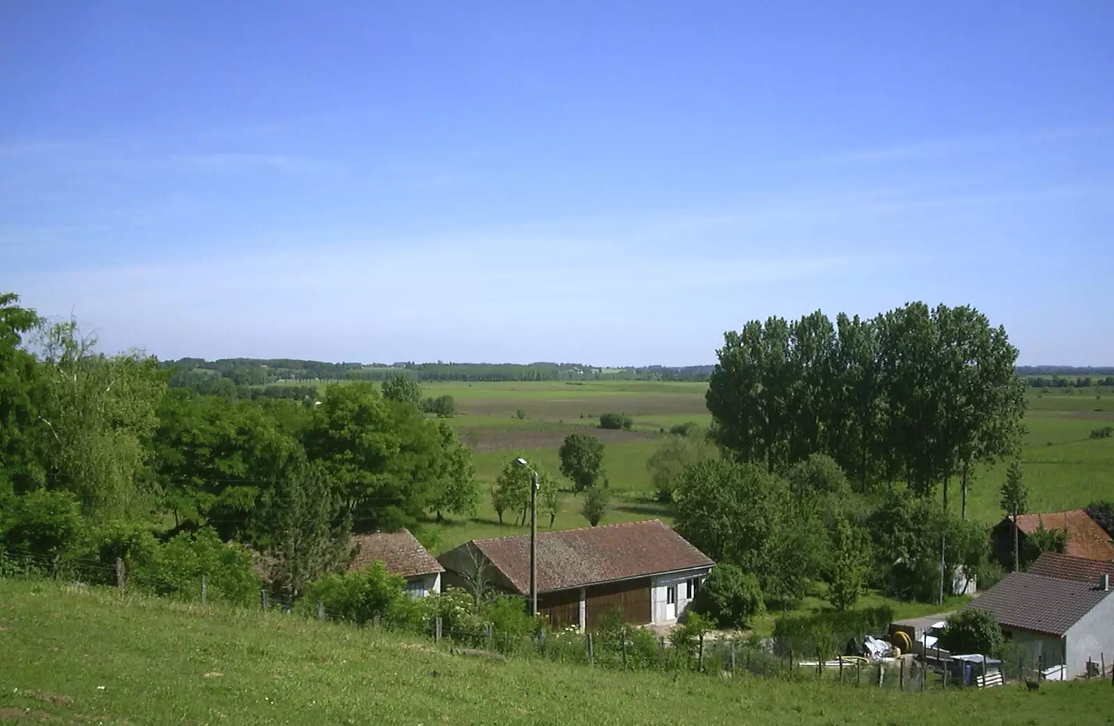 A rural scene, from A Short Holiday in Chivres, Burgundy, France - 21st July 2001