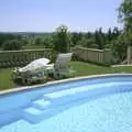 The swimming pool, A Short Holiday in Chivres, Burgundy, France - 21st July 2001