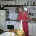 Judith in the kitchen, A Short Holiday in Chivres, Burgundy, France - 21st July 2001