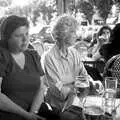 Sis and grandmother, A Short Holiday in Chivres, Burgundy, France - 21st July 2001