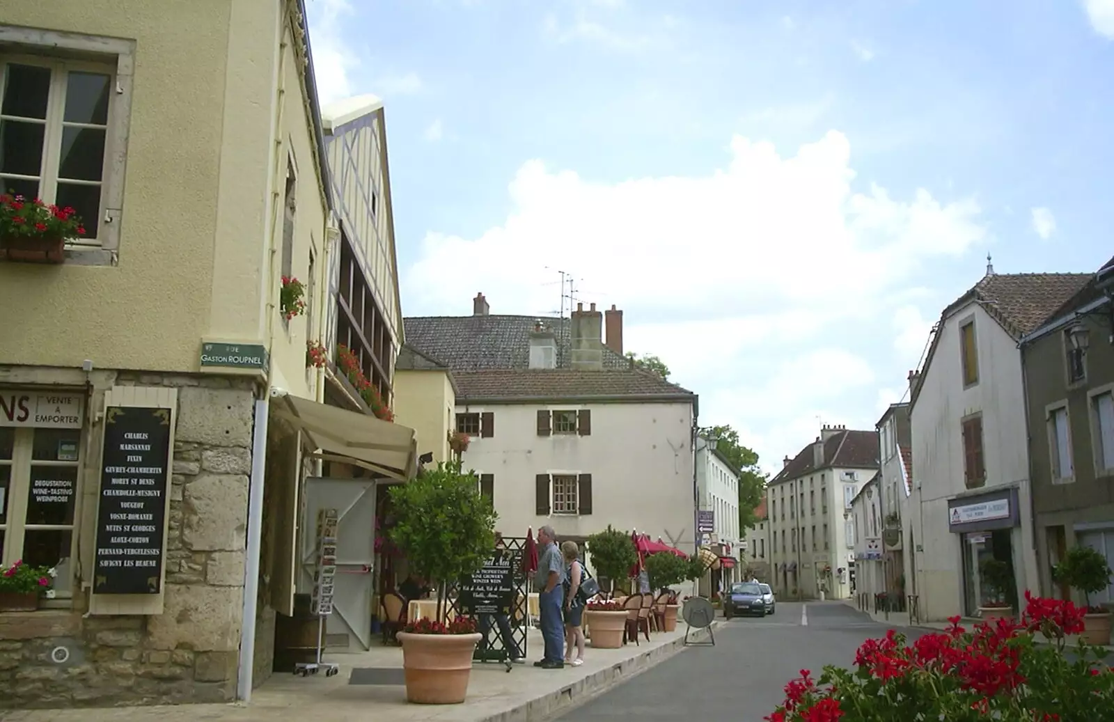 On the Rue Gaston Roupnel in Beaune, from A Short Holiday in Chivres, Burgundy, France - 21st July 2001